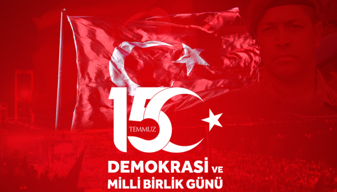 Kaymakamımız Sayın Ruveyda KAHRAMAN ŞIKTAŞ’ın 15 Temmuz Demokrasi ve Milli Birlik Günü Mesajı;