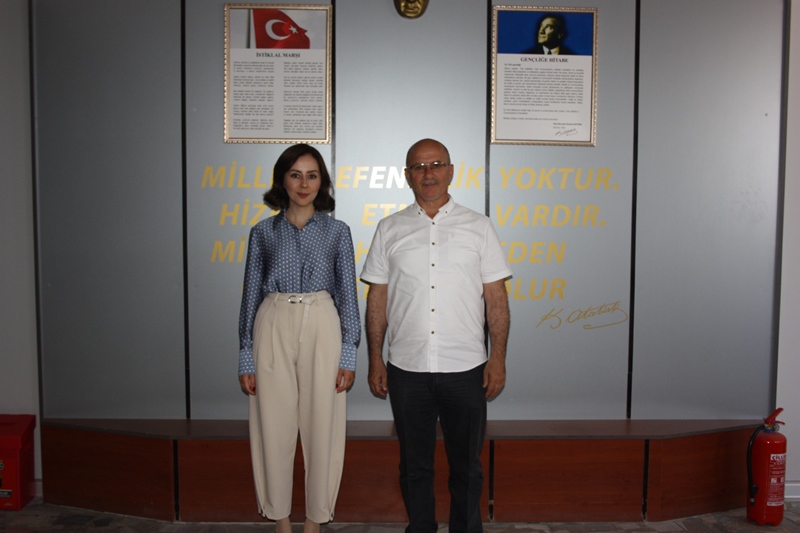 Kaymakamımız Sayın Ruveyda KAHRAMAN ŞIKTAŞ Belediye Başkanımız Sayın Orhan YILDIRIM’a makamında veda ziyaretinde bulundu.