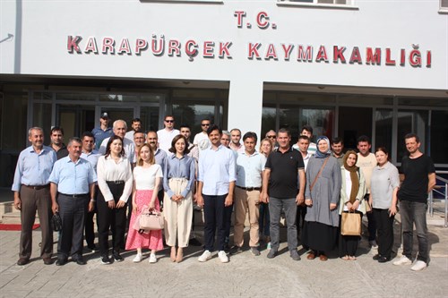 Kaymakamımız Sayın Ruveyda KAHRAMAN ŞIKTAŞ Kurum müdürleri ve personelleri ile vedalaştı.